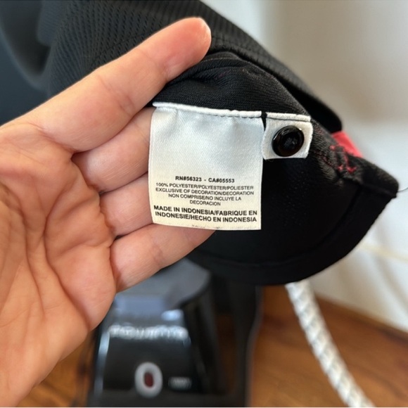 Nike Dri Fit Men’s Arkansas Razorbacks SS Polo Shirt Sz XL Black Red - Picture 5 of 9